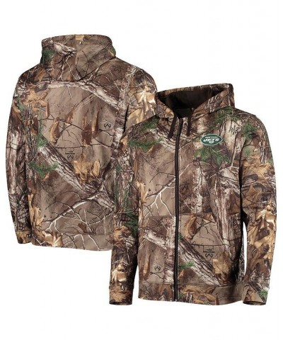 Men's Realtree Camo New York Jets Trophy Tech Fleece Full-Zip Hoodie $39.10 Sweatshirt