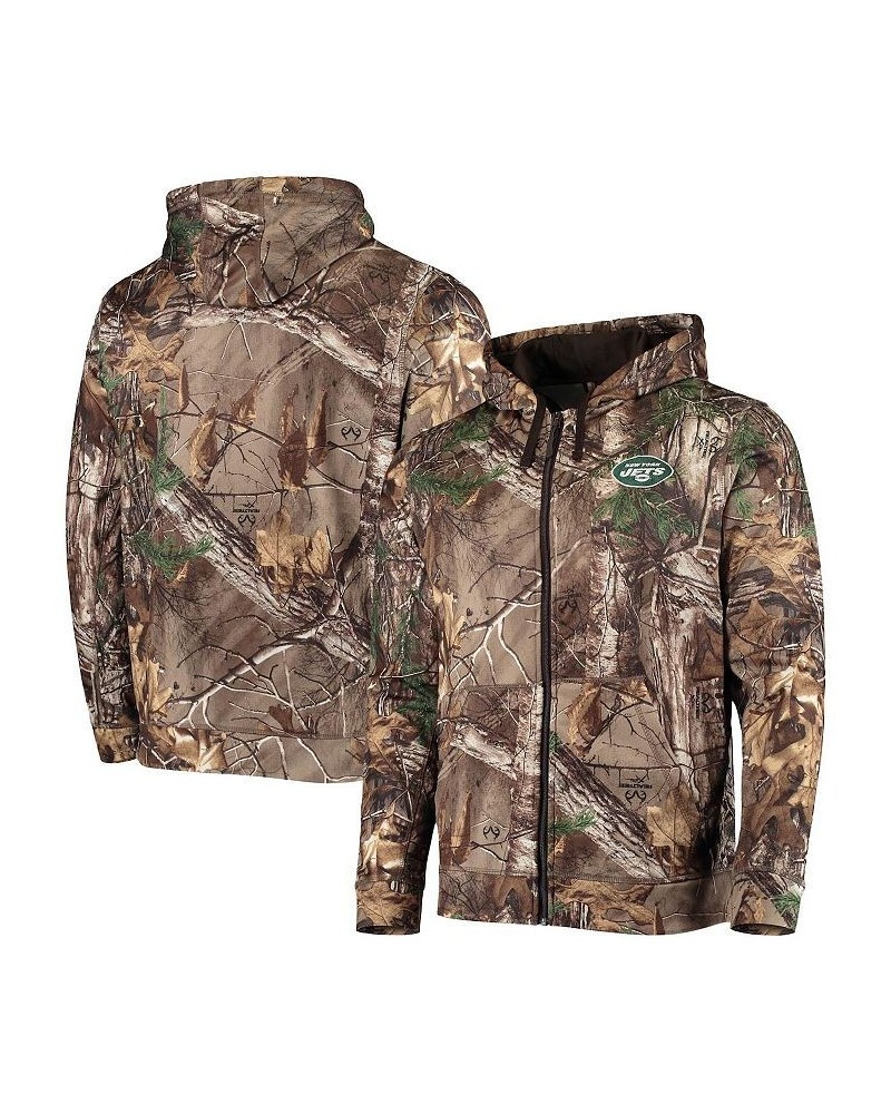 Men's Realtree Camo New York Jets Trophy Tech Fleece Full-Zip Hoodie $39.10 Sweatshirt