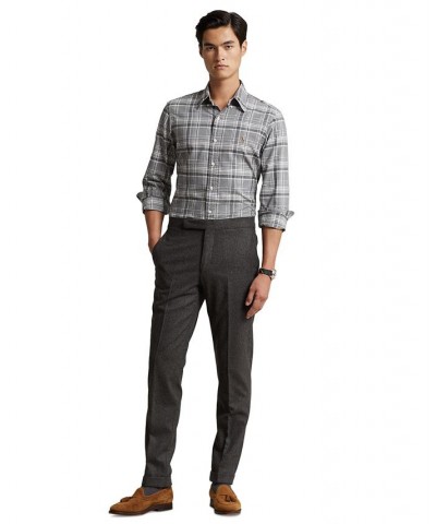 Men's Classic-Fit Plaid Oxford Shirt PD01 $58.05 Shirts