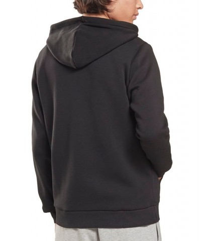 Men's Identity Chest Logo Zipper Fleece Hoodie Gray $23.65 Sweatshirt