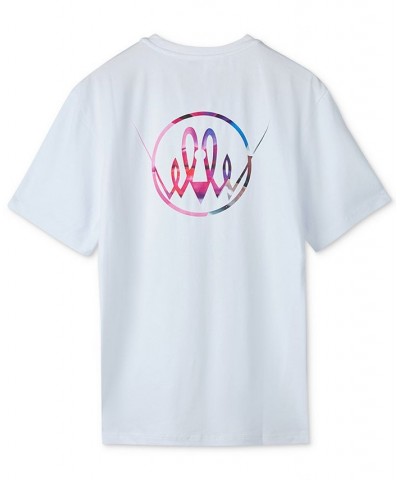 Men's Elle Logo Graphic T-Shirt White $30.25 T-Shirts