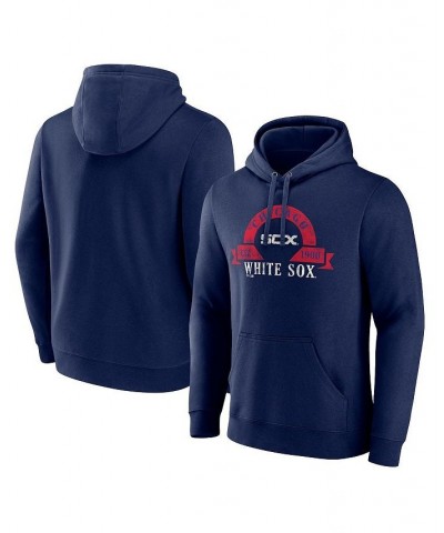 Men's Branded Navy Chicago White Sox Big and Tall Utility Pullover Hoodie $41.65 Sweatshirt