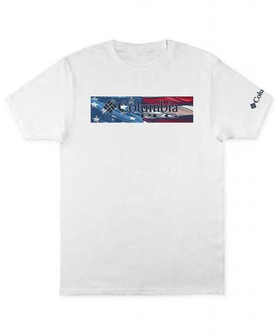 Men's Americana Logo-Print T-Shirt White $12.71 T-Shirts