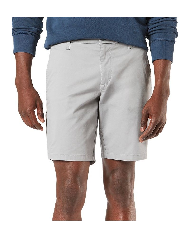 Men's Big & Tall Ultimate Supreme Flex Stretch Solid Shorts Gray $24.29 Shorts