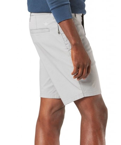 Men's Big & Tall Ultimate Supreme Flex Stretch Solid Shorts Gray $24.29 Shorts