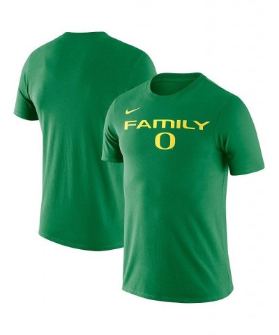 Men's Green Oregon Ducks Family T-shirt $15.39 T-Shirts