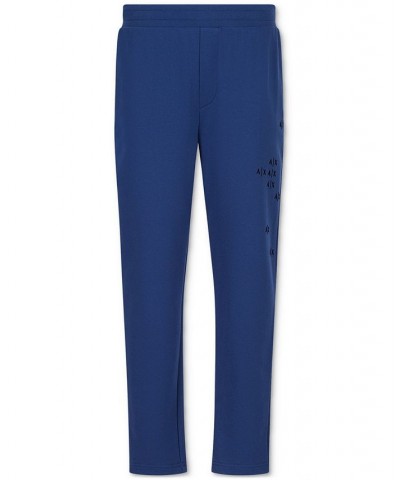 Men's Signature Fleece Logo Sweatpants Blue $39.48 Pants