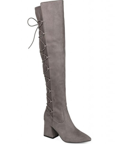 Women's Valorie Extra Wide Calf Boots PD02 $51.00 Shoes