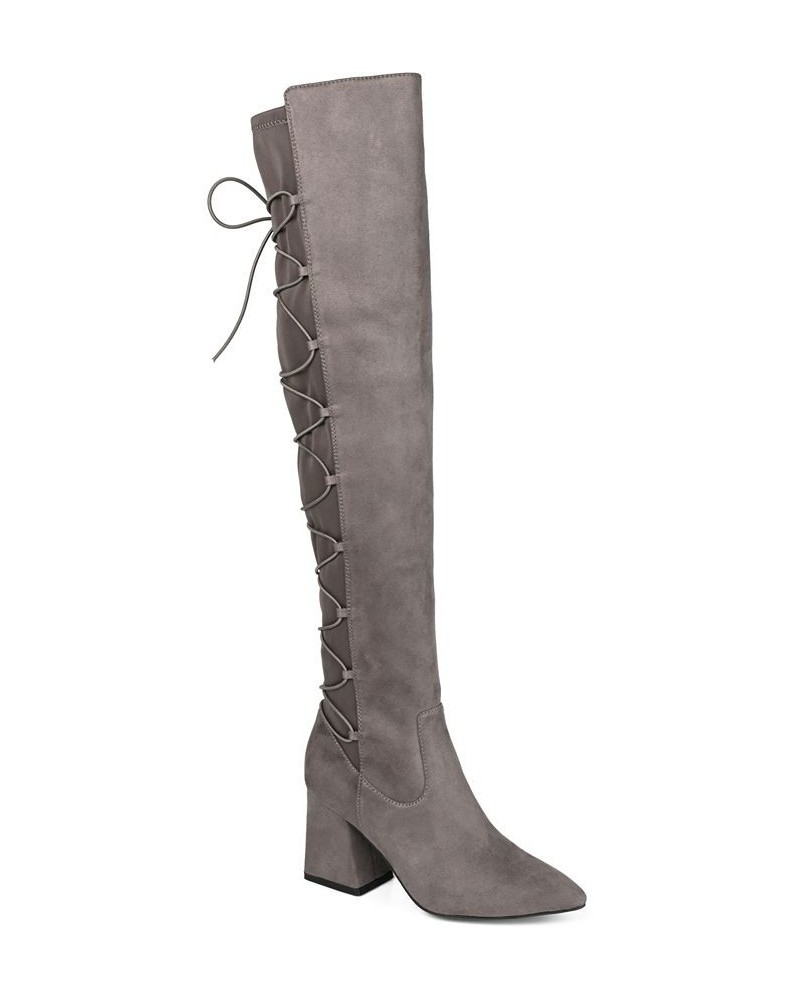 Women's Valorie Extra Wide Calf Boots PD02 $51.00 Shoes