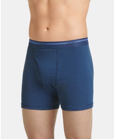 Men's Big & Tall 2-Pk. Lightweight Cotton Boxer Briefs Blue $11.08 Underwear