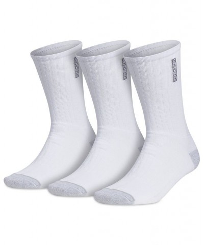 Men's 3-Pack Classic Cushioned Crew Socks White $11.76 Socks