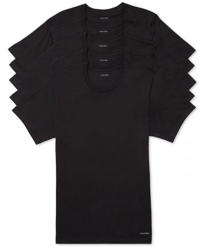 Men's 5-Pk. Cotton Classics Crew Neck Undershirts Black $19.60 Undershirt