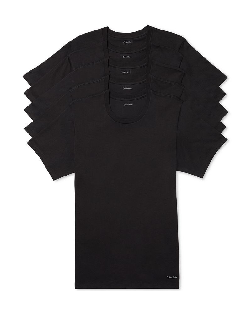 Men's 5-Pk. Cotton Classics Crew Neck Undershirts Black $19.60 Undershirt