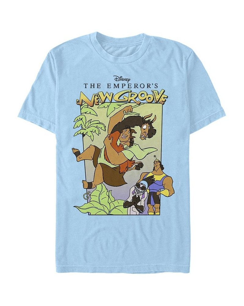 Men's New Groove Short Sleeve Crew T-shirt Blue $18.54 T-Shirts