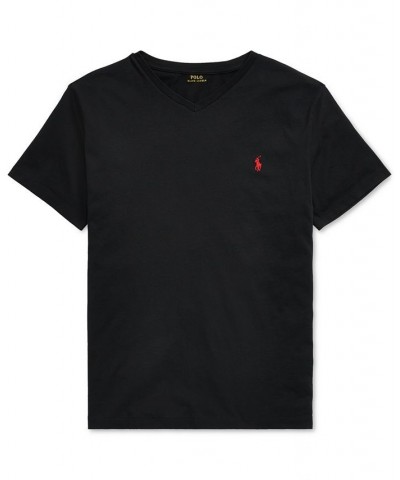 Men's Big & Tall Classic Fit V-Neck T-Shirt Black $27.30 T-Shirts