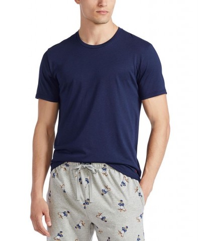 Men's Supreme Comfort Sleep T-Shirt Blue $22.55 Pajama