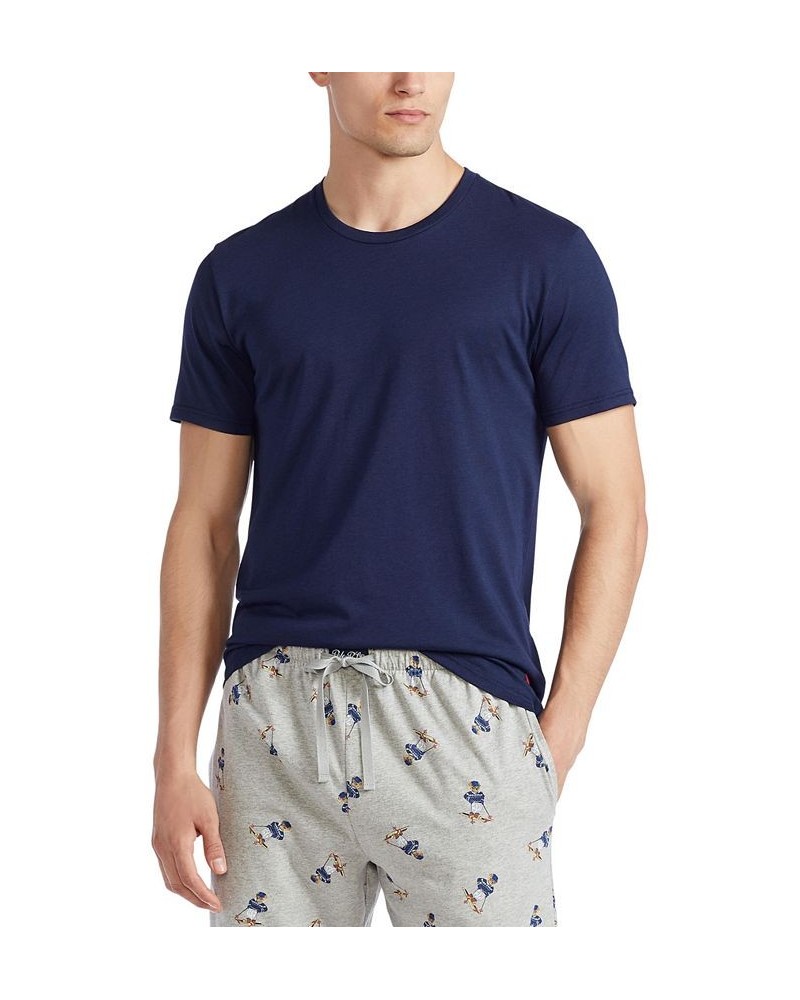 Men's Supreme Comfort Sleep T-Shirt Blue $22.55 Pajama