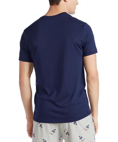 Men's Supreme Comfort Sleep T-Shirt Blue $22.55 Pajama