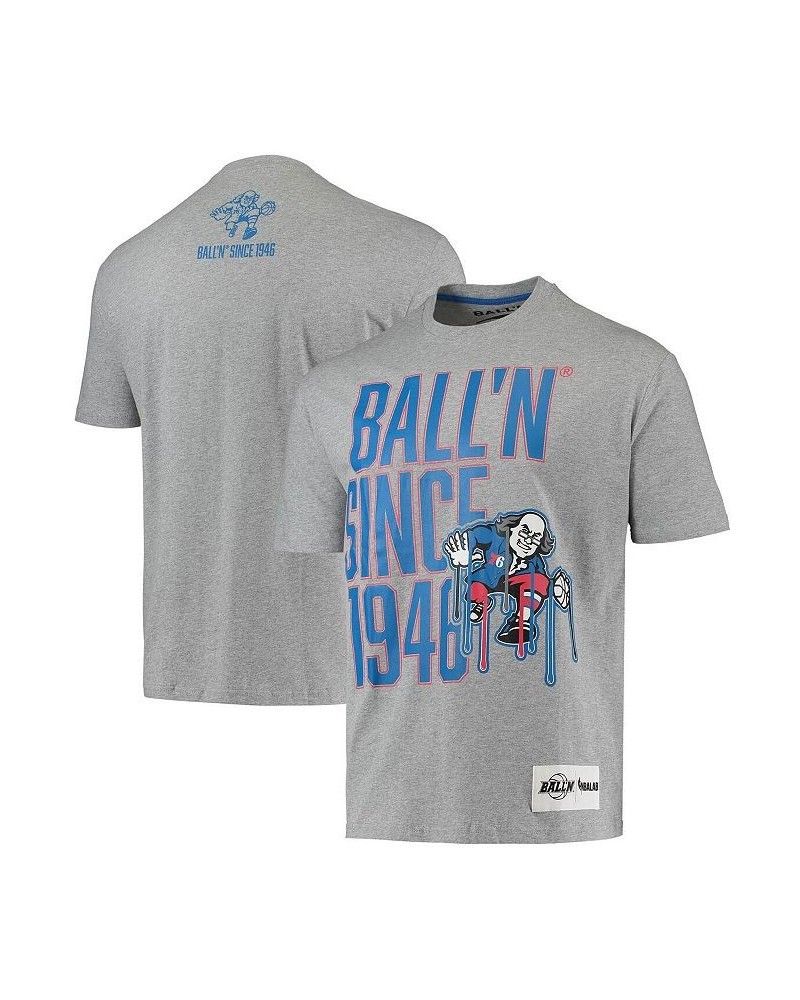 Men's Heather Gray Philadelphia 76Ers Since 1946 T-shirt $22.35 T-Shirts