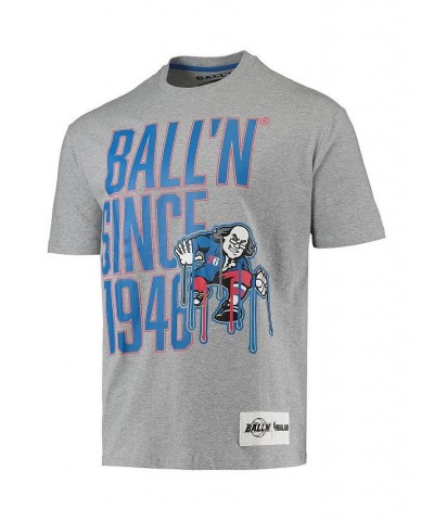 Men's Heather Gray Philadelphia 76Ers Since 1946 T-shirt $22.35 T-Shirts