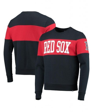 Men's '47 Navy Boston Red Sox Interstate Pullover Sweatshirt $36.00 Sweatshirt