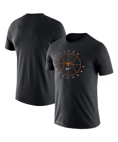 Men's Black Texas Longhorns Basketball Icon Legend Performance T-shirt $25.99 T-Shirts