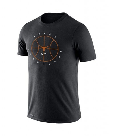 Men's Black Texas Longhorns Basketball Icon Legend Performance T-shirt $25.99 T-Shirts