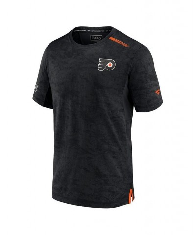 Men's Branded Black Philadelphia Flyers Authentic Pro Rink Premium Camo T-Shirt $24.20 T-Shirts