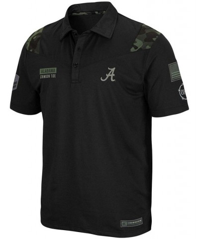 Men's Black Alabama Crimson Tide OHT Military Inspired Appreciation Sierra Polo $28.20 Polo Shirts