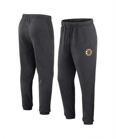 Men's Branded Heather Charcoal Boston Bruins Form Tracking Sweatpants $24.20 Pants