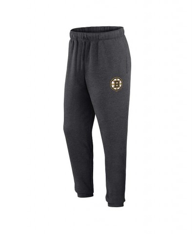 Men's Branded Heather Charcoal Boston Bruins Form Tracking Sweatpants $24.20 Pants