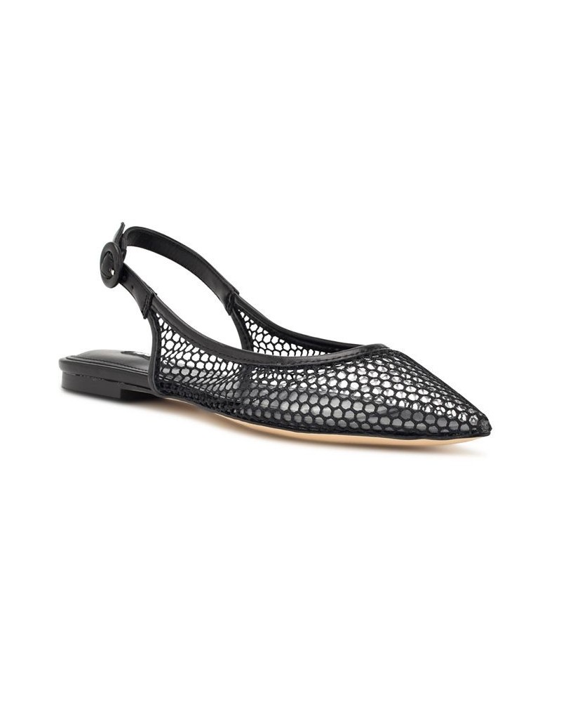 Women's Branid Dress Flats Black $49.50 Shoes