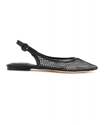 Women's Branid Dress Flats Black $49.50 Shoes