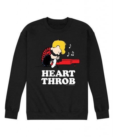 Men's Peanuts Heart Throb Fleece Sweatshirt $22.00 Sweatshirt