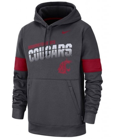 Men's Washington State Cougars Therma Sideline Hooded Sweatshirt $29.40 Sweatshirt