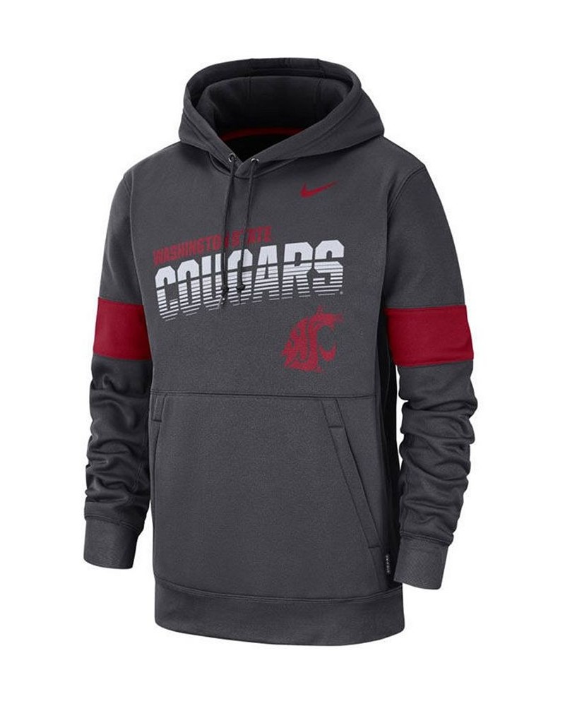 Men's Washington State Cougars Therma Sideline Hooded Sweatshirt $29.40 Sweatshirt