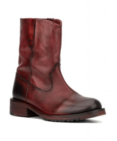 Women's Alaina Boot Red $39.90 Shoes