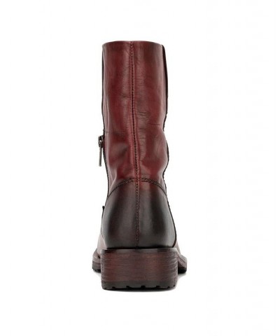 Women's Alaina Boot Red $39.90 Shoes