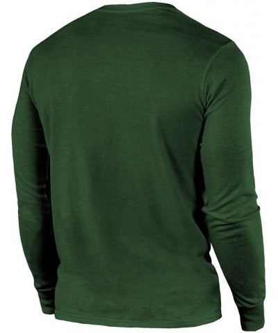 New York Jets Lockup Tri-Blend Long Sleeve T-shirt - Green $26.40 T-Shirts