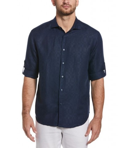 Men's Tonal Shirt Blue $25.30 Shirts