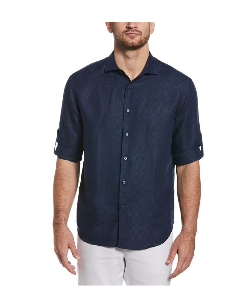 Men's Tonal Shirt Blue $25.30 Shirts