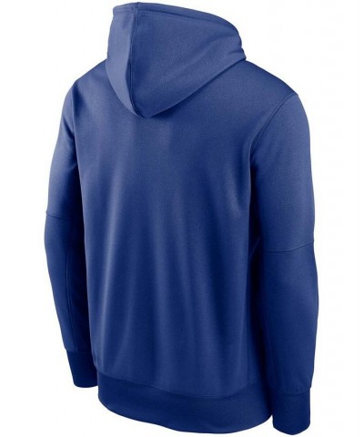 Men's Royal New York Giants Fan Gear Wordmark Performance Pullover Hoodie $29.70 Sweatshirt