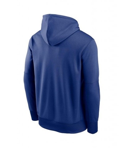 Men's Royal New York Giants Fan Gear Wordmark Performance Pullover Hoodie $29.70 Sweatshirt