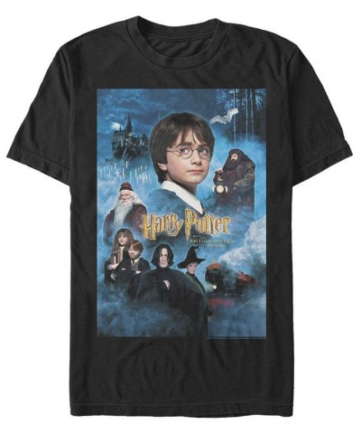 Men's Harry Candles Poster Short Sleeve Crew T-shirt Black $20.29 T-Shirts