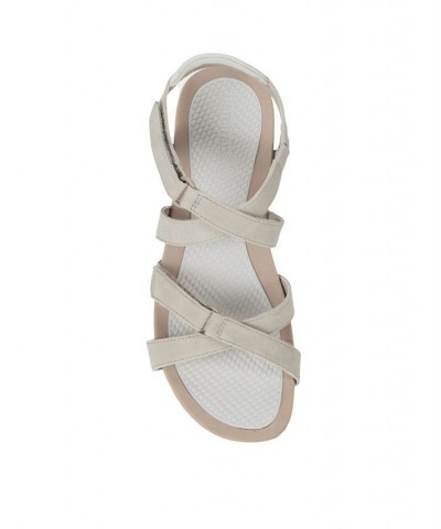 Women's Racquel Wedge Sandal Tan/Beige $46.28 Shoes