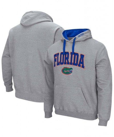 Men's Heather Gray Florida Gators Arch Logo 2.0 Pullover Hoodie $22.00 Sweatshirt