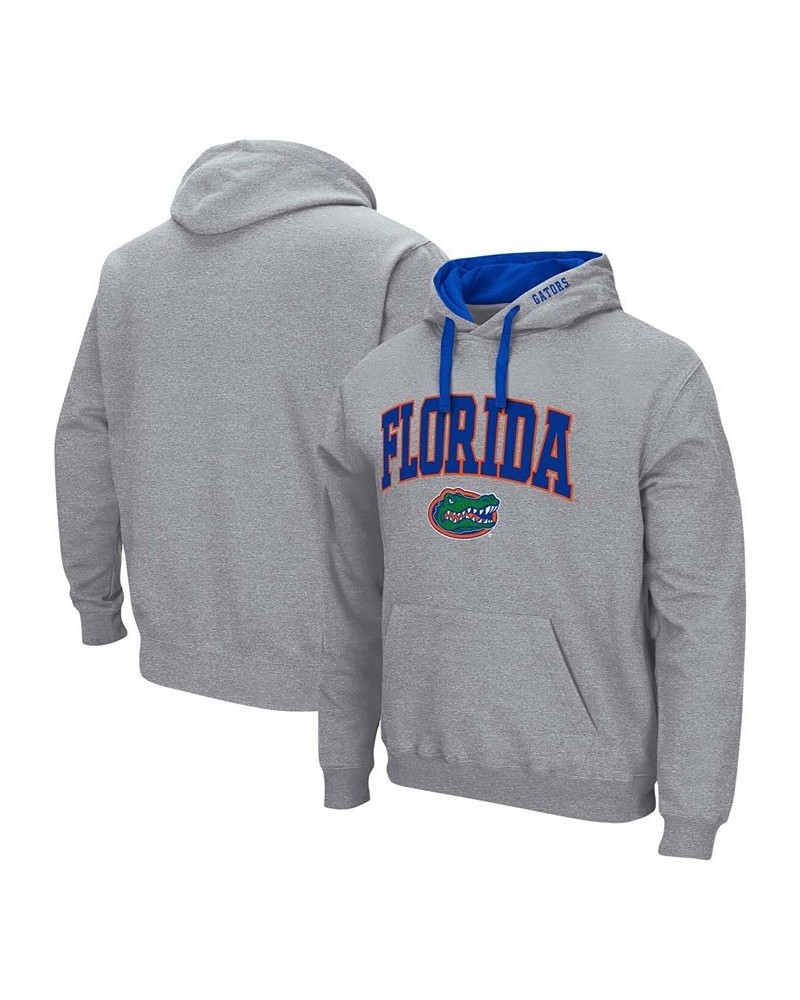 Men's Heather Gray Florida Gators Arch Logo 2.0 Pullover Hoodie $22.00 Sweatshirt