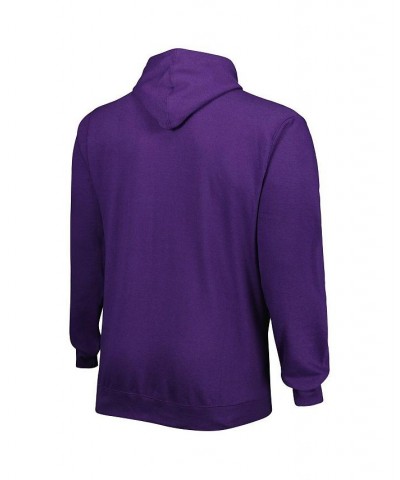 Men's Purple Los Angeles Lakers Big and Tall Heart and Soul Pullover Hoodie $26.66 Sweatshirt