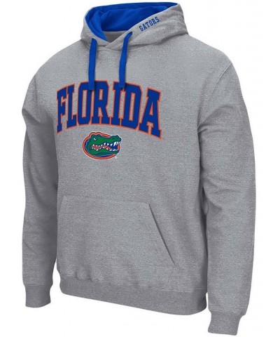 Men's Heather Gray Florida Gators Arch Logo 2.0 Pullover Hoodie $22.00 Sweatshirt