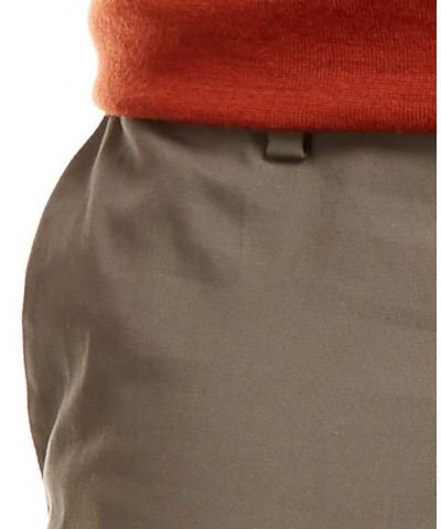 Men's Big & Tall Signature Lux Cotton Classic Fit Creased Stretch Khaki Pants Brown $35.39 Pants